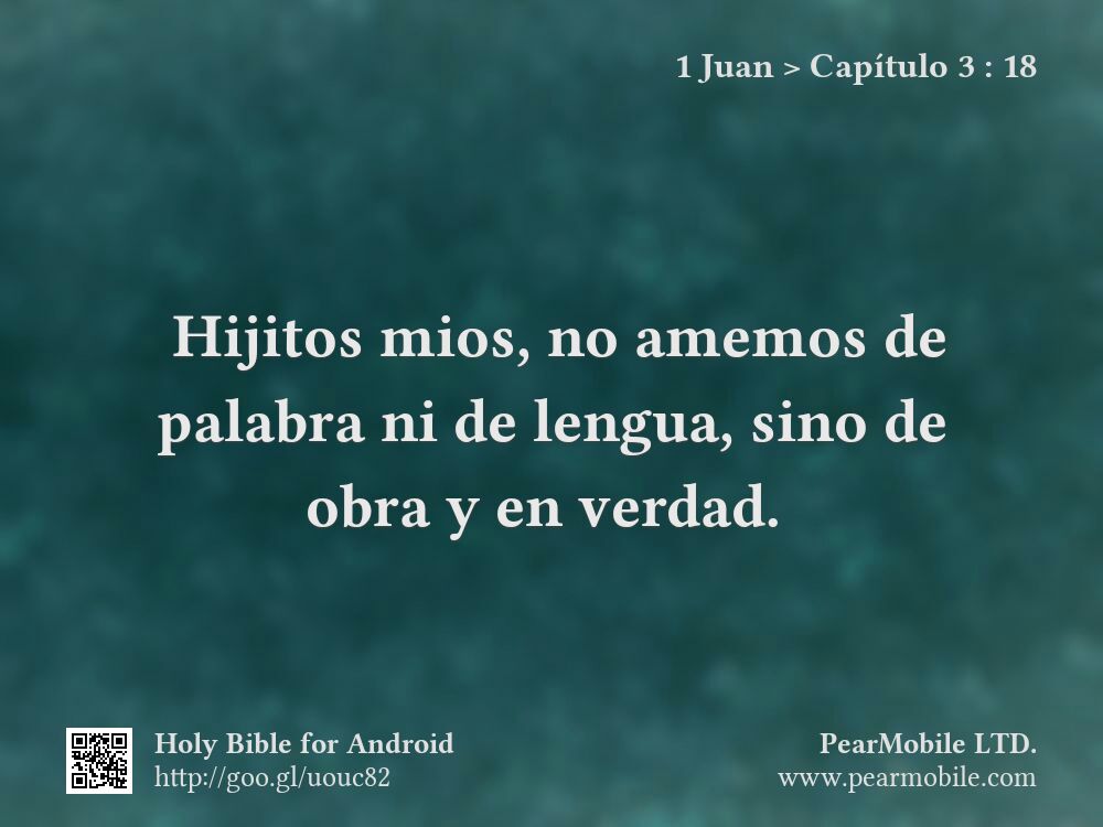 1 Juan, Capítulo 3:18